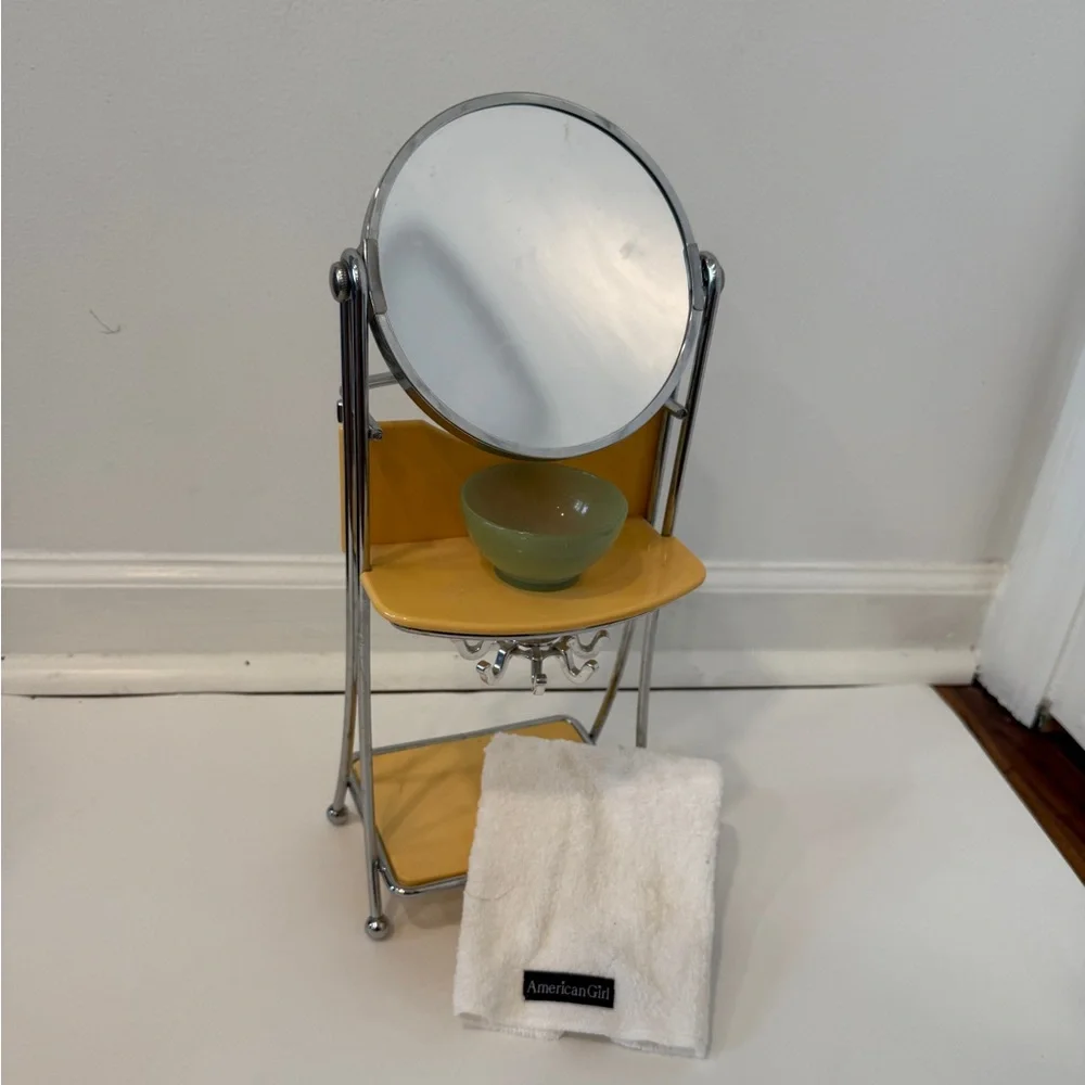 American Girl Vanity Set with Mirror and Accessories
